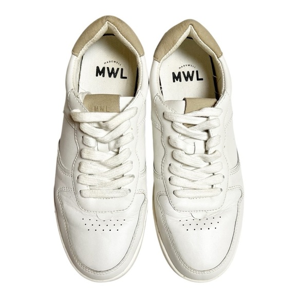 Madewell Court Sneakers White Size 8.51 - Picture 1 of 9